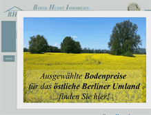 Tablet Screenshot of bernd-hundt-immobilien.de
